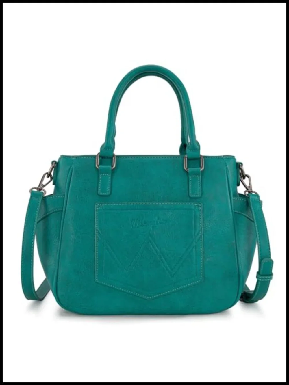 Vegan Leather Tote Bag Crossbody Purse with Top Handle and Dual Side Pockets